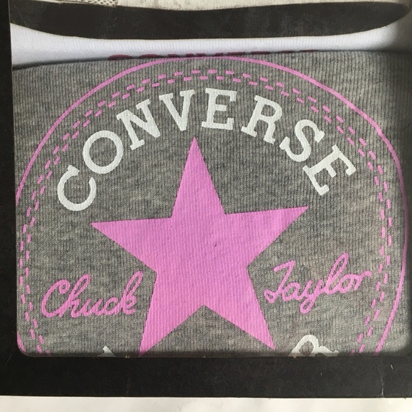 NWT Converse 2 Pack Infant Set Body Suits 0-6M - Picture 2 of 6